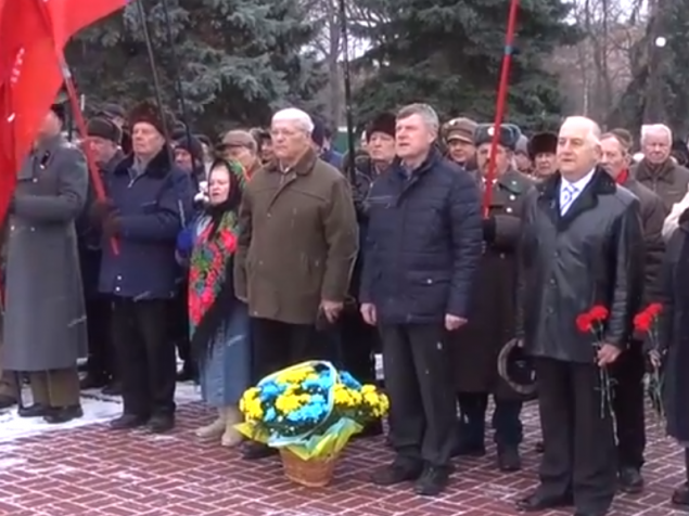 Мэрия Белой Церкви провела митинг под флагами КПУ (видео)