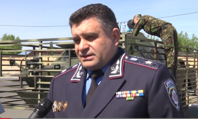 Из столицы в зону АТО отправили модернизированную БРДМ