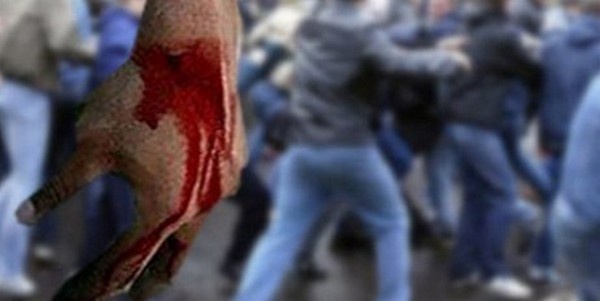 В Киеве произошла массовая драка между футбольными фанами Украины и Польши (видео)