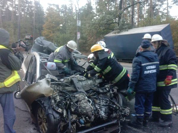 На Гостомельской трассе произошло ужасное ДТП