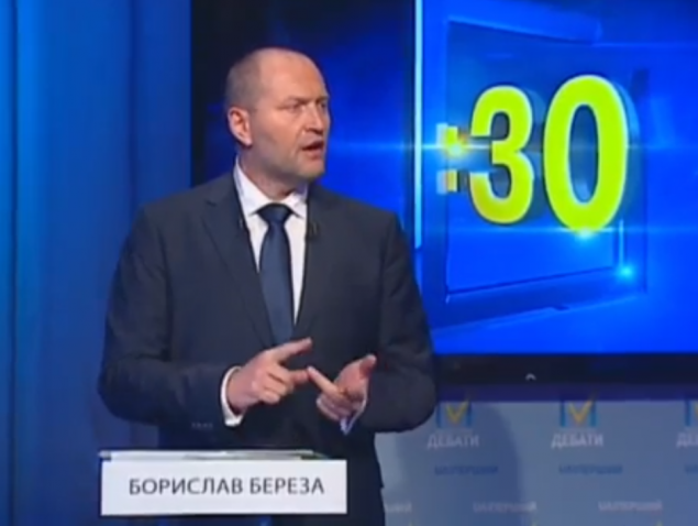 На “Первом национальном” начались дебаты. Без Кличко.