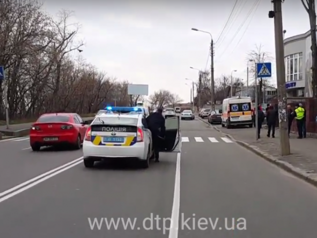 Полиция опровергает свою причастность к смертельному ДТП на Подоле