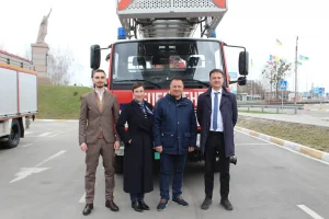 Білогородка отримала пожежну автодрабину від австрійських партнерів