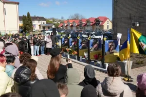 У Ржищеві відкрили Стели пам’яті дев’яти загиблим захисникам
