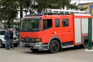 У Княжичі передали новий пожежний автомобіль від міжнародних партнерів
